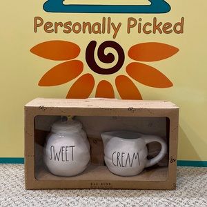 Rae Dunn SWEET & CREAM Sugar & Creamer